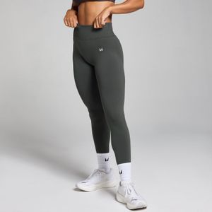 MP Tempo middelhoge naadloze legging voor dames - Nachtgrijs - XL