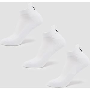 MP unisex trainingssokken (verpakking met drie stuks) Wit - UK 2-5