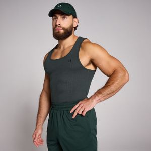 MP Men's Origin Ribbed Muscle Fit Tank - Washed Black - XS