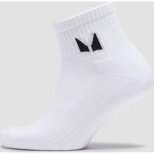 MP Unisex Ankle Socks (3 Pack) - White - UK 2-5