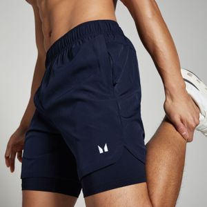 MP 2-in-1 trainingsshort voor heren - Marineblauw - XS