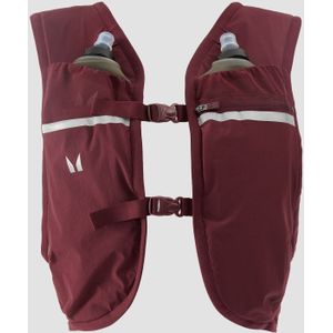 MP bundel met hydratatiehemd en twee zachte hardloopflessen - Donkerbessenrood - XS