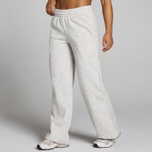 MP Basics joggingbroek met rechte pijpen in petite lengtemaat voor dames - Gemêleerd grijs - XS