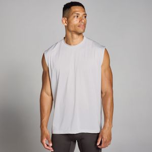 MP Tempo oversized trainingshemd van mesh voor heren - Zachtgrijs - XS