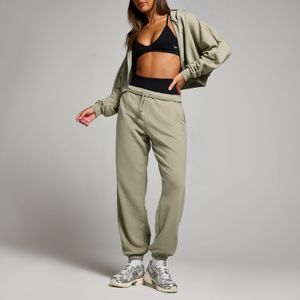 MP oversized joggingbroek met elastische enkels voor dames - Donkersaliegroen - XS