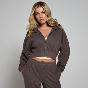 MP zachte hoodie met doorritssluiting voor dames - Chocoladebruin - XS