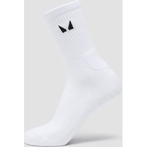 MP Unisex Crew Socks (1 Pack) - White - UK 2-5