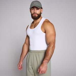 MP Men's Origin Ribbed Muscle Fit Tank - White - XS