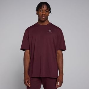 MP Rest Day oversized T-shirt voor heren - Donkerbessenrood - XS