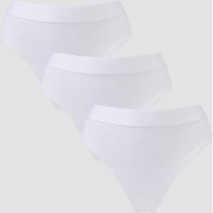MP middelhoge string voor dames (verpakking met 3 stuks) - Wit - XS