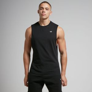 MP Rest Day hemd met diep uitgesneden armsgaten - Zwart - XXS