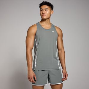 MP Tempo hemd met streepdetails voor heren - Steengrijs - XS