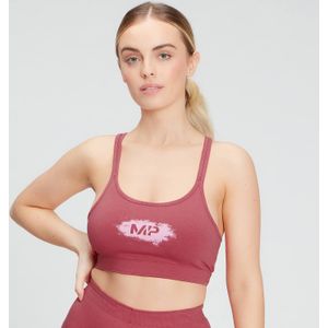 MP Vrouwen Krijt Grafische Sport Beha - Berry Roze - M