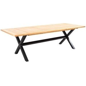 Gartentisch Yoi Wakai Black Teak 236 x 100 cm
