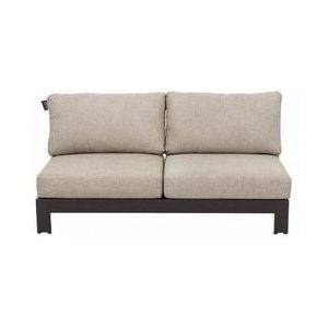 Lounge-Set Applebee Sticks & More Lounge Sofa 144 Aluminium Taupe Natural Oak
