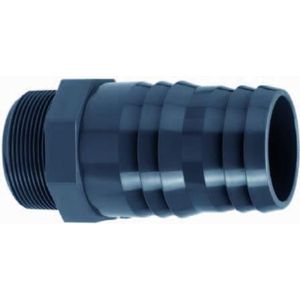 PVC slangtule met buitendraad - 1/4&quot; x 12 - 14 mm