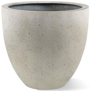 Grigio plantenbak Egg Pot M antiek wit betonlook