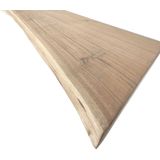 Zwevende wandplank acacia boomstam 100 x 30 cm