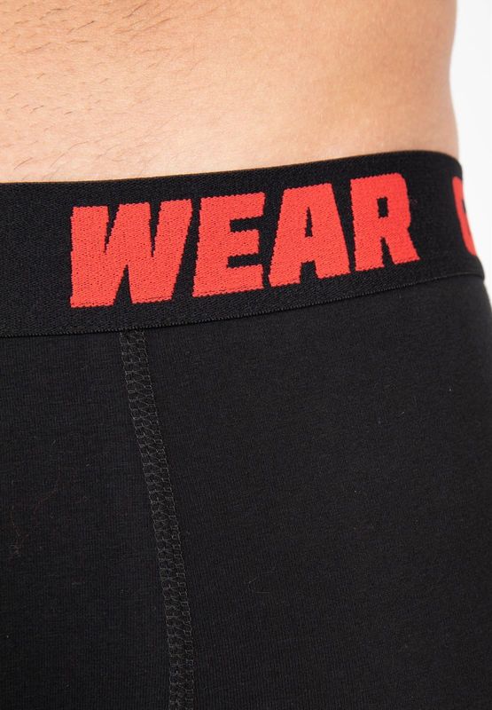Gorilla Wear - Boxershorts - Zwart - Set van 3