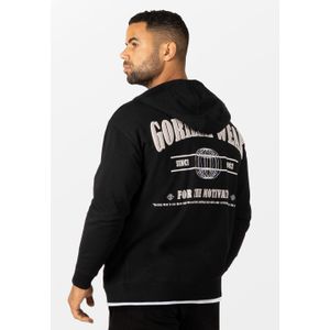 Scofield Zipped Hoodie - Black - S