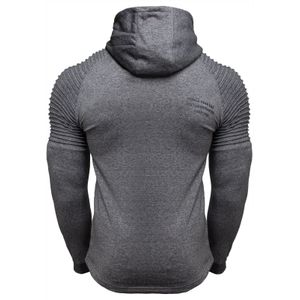 Delta Zipped Hoodie - Gray