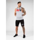 Gorilla Wear - Rogers - Tanktop - Gemengd Grijs - Mouwloos met Capuchon