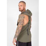 Gorilla Wear - Lawrence Hooded Tank Top - Army Green - Tanktop
