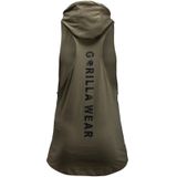 Gorilla Wear - Lawrence Hooded Tank Top - Army Green - Tanktop