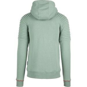 Georgia Zipped Hoodie - Green