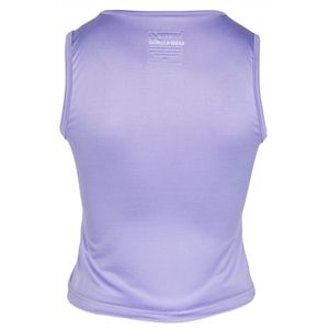 Estelle Twisted Crop Top - Lilac - XS