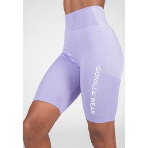 Selah Seamless Cycling Shorts - Lilac - L/XL