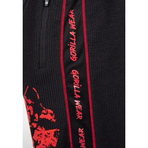 Buffalo Old School Workout Shorts - Black/Red - S/M