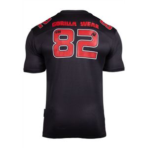 Fresno T-shirt - Black/Red - S