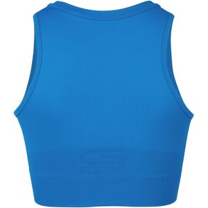 Olivia Seamless Crop Top - Blue - M/L