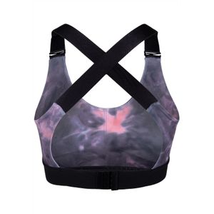 Colby Sports Bra - Gray/Pink - XS