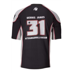 Gorilla Wear Jersey 2 0 Dennis James - Zwart Grijs