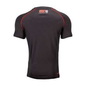 Performance T-Shirt - Black/Red - 5XL