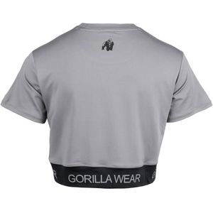 Colby Cropped T-Shirt - Gray - S