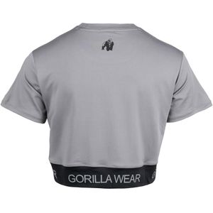 Colby Cropped T-Shirt - Gray - XL