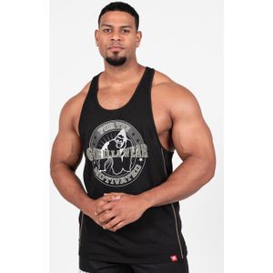 Gorilla Wear - Casper Stringer - Zwart/Groen - Gerecycled Polyester