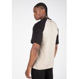 Gorilla Wear - Logan - Oversized T-shirt - Beige/Zwart