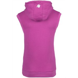 Virginia Sleeveless Hoodie - Fuchsia