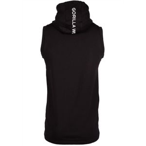 Lincoln Sleeveless Hoodie - Black