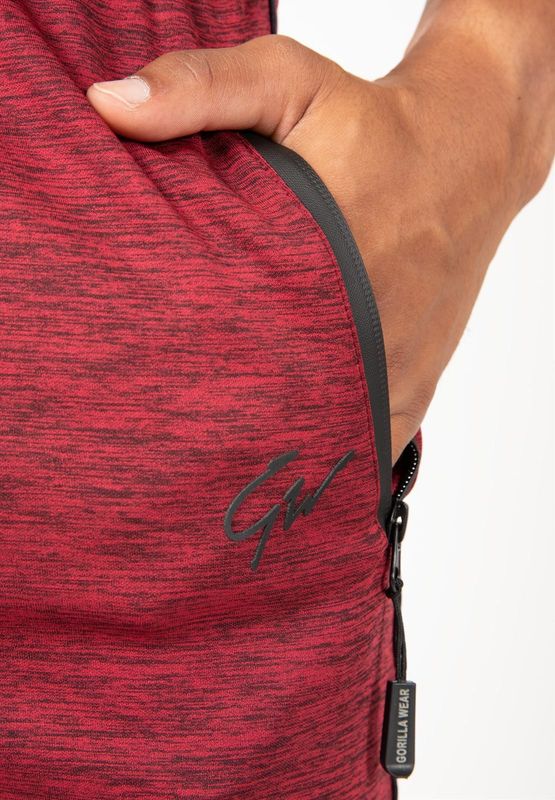 Gorilla Wear - Wenden - Korte Trainingsshort - Bourgondisch Rood