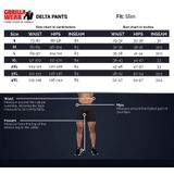 Gorilla Wear - Delta - Sportbroek - Legergroen - Slanke Pasvorm - Ritszakken