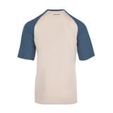 Gorilla Wear - Logan - Oversized T-shirt - Beige/Blauw