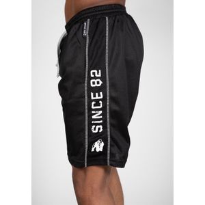 Functional Mesh Shorts - Black/White-2XL/3XL