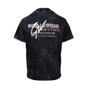 Medina Oversized T-Shirt - Washed Black - XS