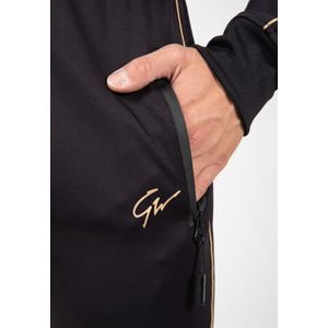 Wenden Track Shorts - Black/Gold