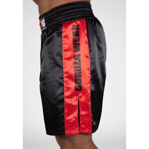 Hornell Boxing Shorts - Black/Red - L
